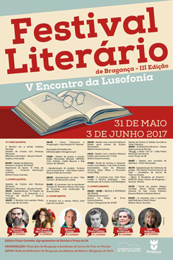 cartaz Festival Literário de Bragança 2017