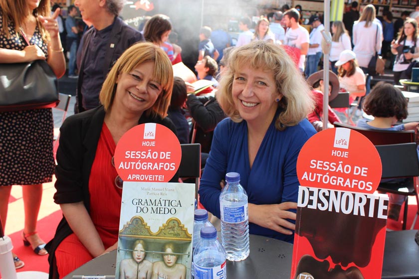 feira do livro, Inês Pedrosa e Maria Manuel Viana